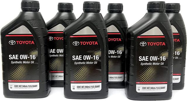 Genuine Toyota Lexus 0W16 Engine Oil Full Synthetic Hybrid Engine Oil 0888086164 165540129362
