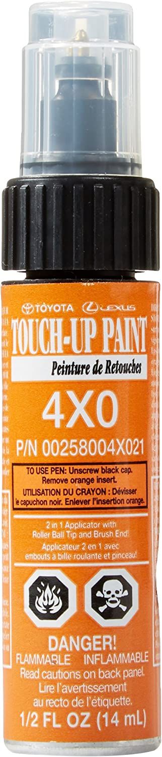 Genuine Toyota Touch Up Paint Pen Stick Inferno Orange 4X0