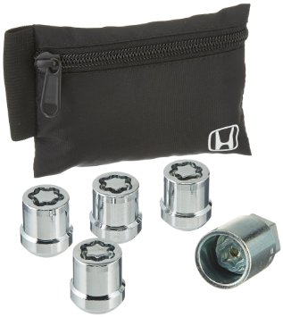 Genuine Honda OEM Wheel Lock Set – 08W42-TK4-101, Chrome Finish, Fits Odyssey Pilot Ridgeline Civic Type R