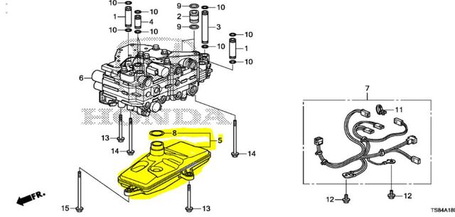 2014-2025 Honda OEM Honda Transmission Strainer Assembly (Cvt) 25420 ...