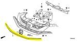 71122TS9A61 - : 2014-2015 HONDA CIVIC SI 2 DOOR Front Grille Molding for Honda: Civic Image