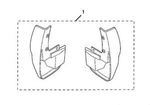 8P08SCV100R1 - Body: Mud Guard for Honda Image