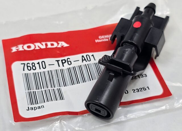 Qty 1) 16-22 Honda HR-V Windshield Washer Nozzle 76810-TP6-A01