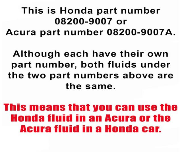 GENUINE HONDA DUAL PUMP FLUID II 08200-9007 PACK OF 2 US qt. 08200-9007 ...