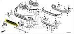 71151T21A00 - : 22-23 Honda Civic LX and Sport Front Bumper Lower Grille for Honda: Civic Image
