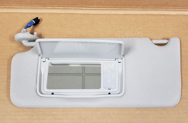 パーツ Amano0908 18-22 Honda Accord Left (Driver) Sun-Visor Platinum Gray*NH882L