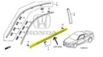 72450TE0A02 - Body: Belt Molding for Honda Image
