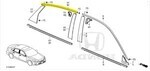 72925T20A11 - Body: Frame Molding for Honda Image
