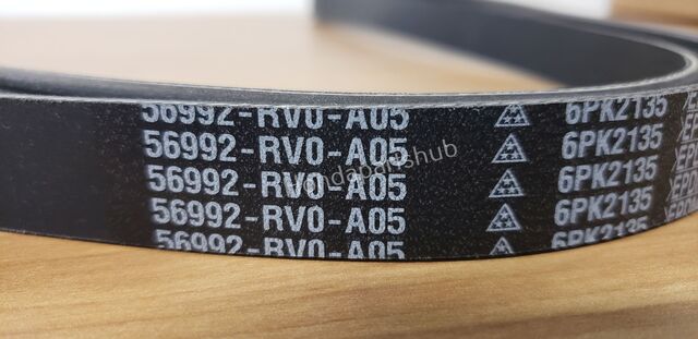 Bandalo:re （Bグレ） Cogged V-Belt,Raw Edge,57In | Imperial Supplies