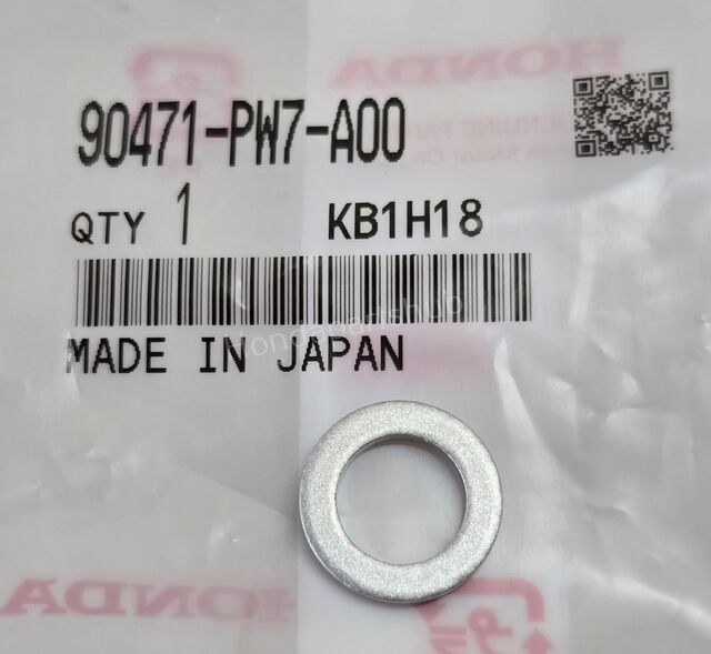 2017 Honda Ridgeline (Qty 1) 10mm (Crush) Gasket 90471-PW7
