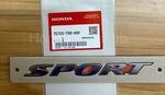 75723T5RA00 - Body: Nameplate for Honda: Fit, HR-V, Odyssey Image
