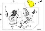 762013W0A11ZF - Body: Mirror Cover for Honda Image