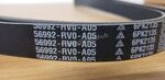 56992RV0A05 - : Serpentine Belt 56992-RV0-A05 For Honda Odyssey Accord Ridgeline Pilot Acura MDX for Honda: Accord, Accord Crosstour, Crosstour, Odyssey, Pilot, Ridgeline Image