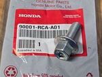 90001RCAA01 - : Special Bolt (10X28) for Honda: Accord, Accord Crosstour, Crosstour, Odyssey, Pilot, Ridgeline Image