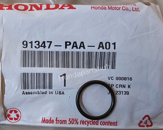 O Ring (16 7X1 8) 91347-PAA-A01 | Honda Parts Hub
