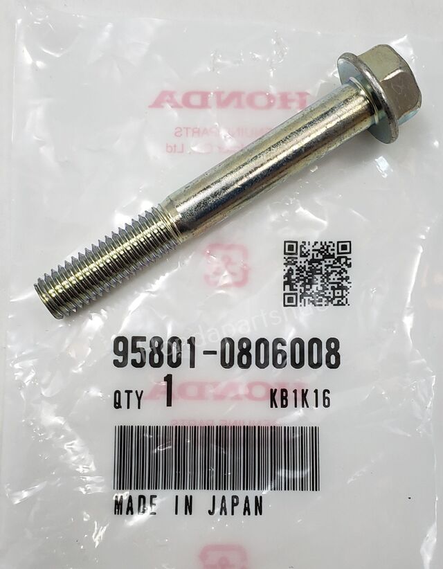 Flange Bolt,(8X60) 95801-08060-08 | Honda Parts Hub