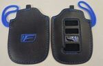 PT42000162F7 - : LEXUS F-SPORT LEATHER SMART KEY FOB GLOVES PROTECTOR 2 BLACK/BLUE PT420-00162-F7 for Lexus Image