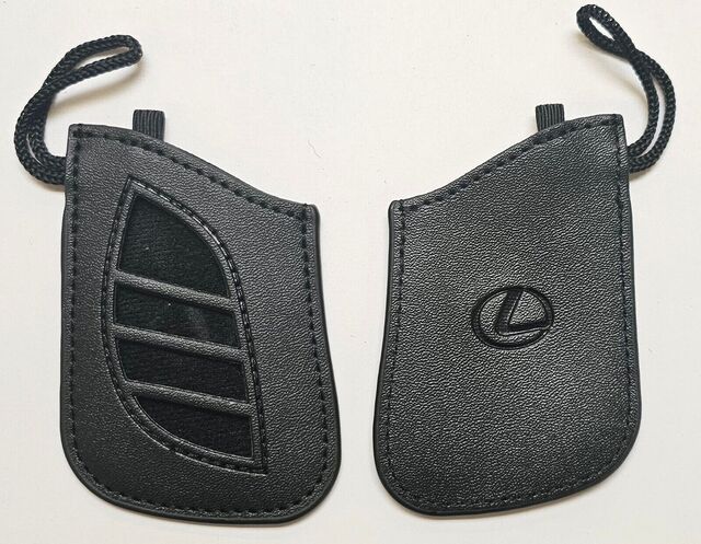 PT42000184LB - Security: Lexus OEM Factory Key FOB Protector Gloves Cover Black for Lexus: LX600, LX700h, RX350 Image