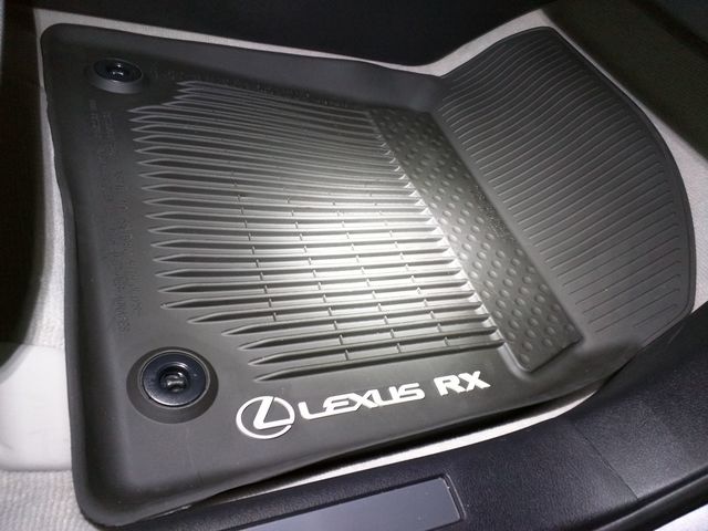 PT9084816820 - Interior: 2016-2020 Lexus RX Front &amp; Rear All Weather Floor Liners Mats w/ RX Logo Black for Lexus: RX350, RX350L, RX450h, RX450hL Image