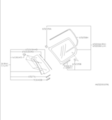 65209SA060 - Body: Quarter Glass for Subaru: Forester Image