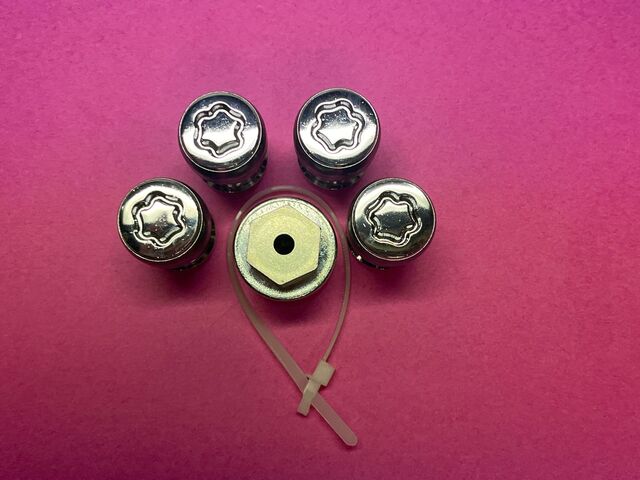 82212564AA - Exterior Accessories: Wheel Locks for Mopar Image