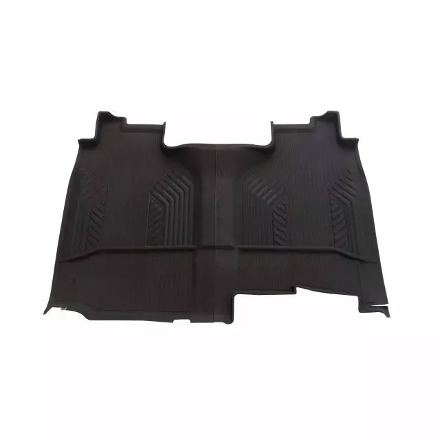 84348198 - Interior: 20-25 GMC/Chevrolet Crew Cab 2nd Row Interlocking Floor Liner Black GM 84348198 for Chevrolet: Silverado 1500, Silverado 1500 LTD, Silverado 2500 HD, Silverado 3500 HD | GMC: Sierra 1500, Sierra 1500 Limited, Sierra 2500 HD, Sierra 3500 HD Image