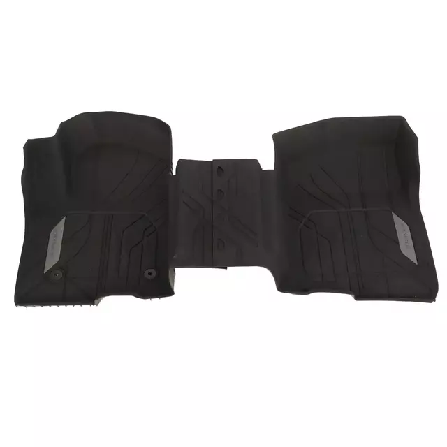 84333606 - Interior: 19-25 Chevrolet Silverado 1st Row Interlocking Floor Liner Jet Black OEM 84333606 for GM Image