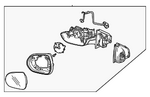42895259 - Body: Mirror Assembly for GM Image