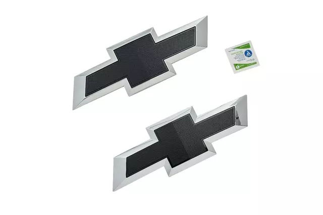 84793816 - Exterior: 84793816 Black Chevrolet Bowties Grille Tailgate Emblems For 2015-2020 Colorado for Chevrolet: Colorado Image