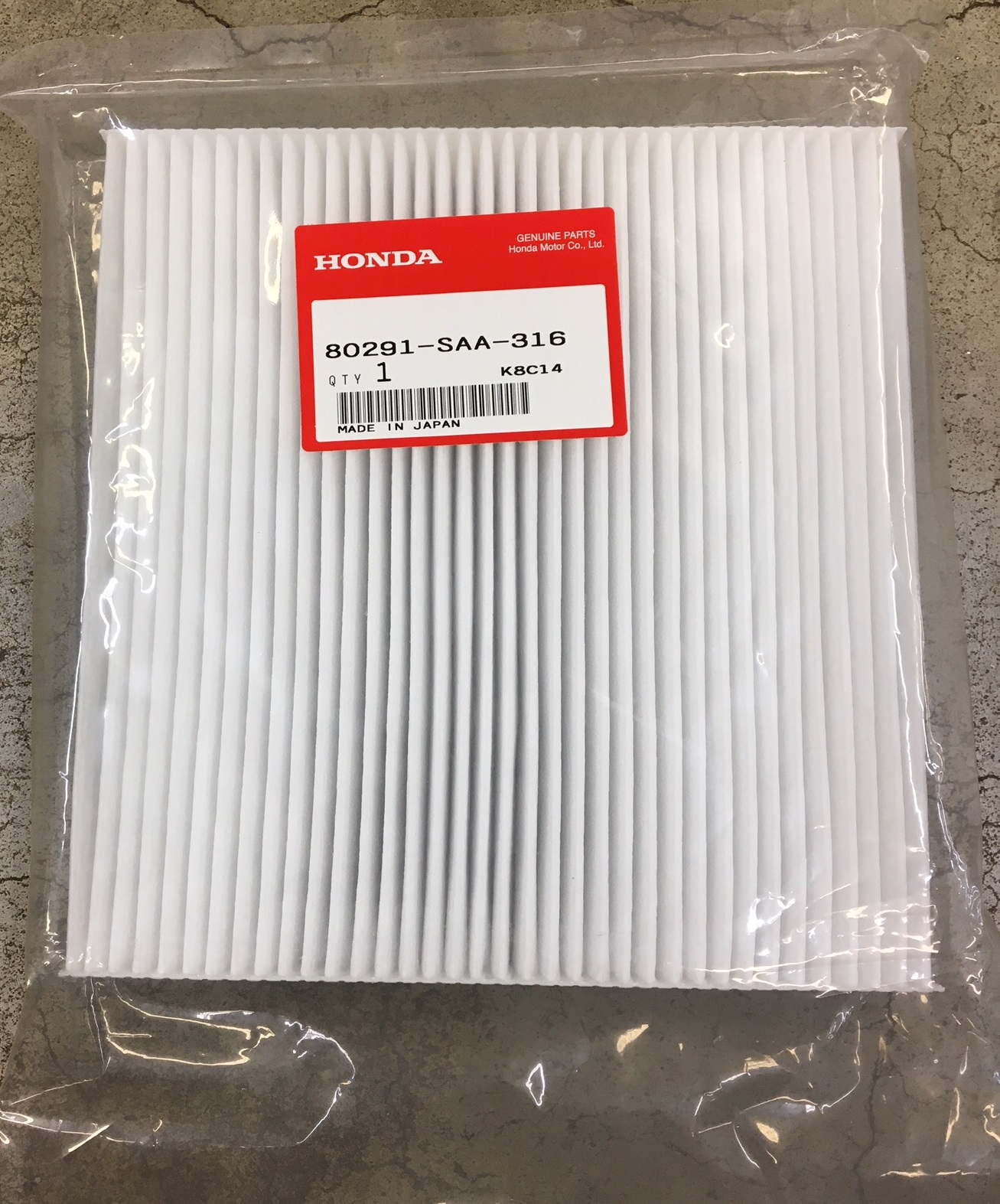 80291SAA306 - : Cabin Air Filter for Honda Image
