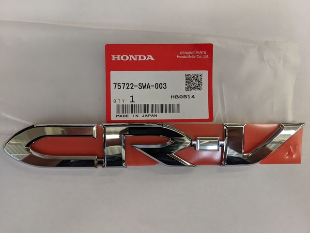 2007-2011 Honda CR-V Nameplate 75722-SWA-003 | Honda Parts For Less