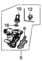 158105A2A01 - : Valve Assembly for Honda: Accord, CR-V Image