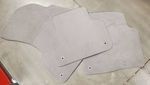 4M1863011CMC5OB - : 2017> Audi Q7 SQ7 Carpet Floor Mats Set of 4 LIGHT GRAY for Clearance Parts Image