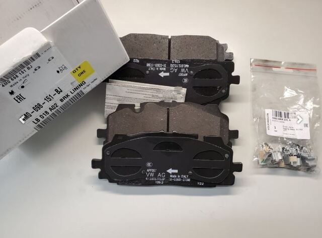 4M0-698-151-BJ - Audi Q7 Q8 Front Pads 2017-2026 Audi | Audi Parts
