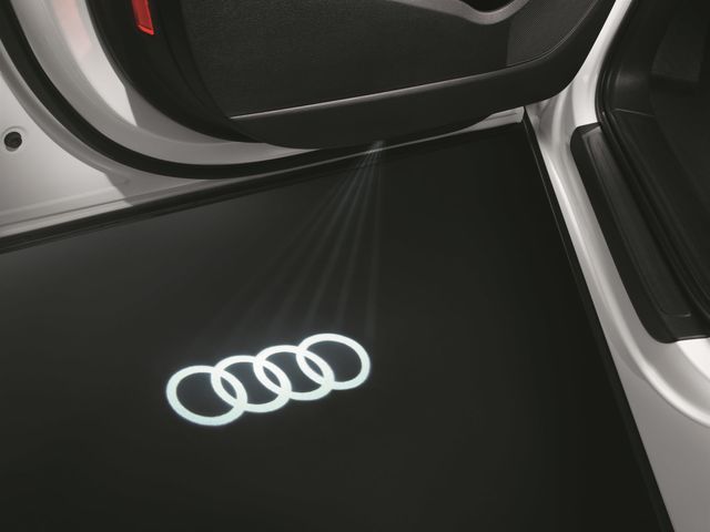 パーツ Audi Einstiegs-LED 4G0 052 133 G 4G0-052-133-G - Audi Beam - RINGS logo Door LIghts 2018-2026 Audi