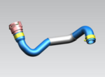 80A122073C - : Water Hose for Audi Image