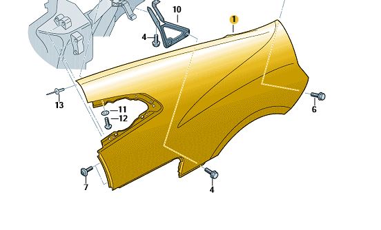 4S8809604B - : Audi R8 Side Panel for Audi Image
