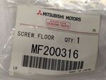 MF200316 - : Header Trim Screw for Mitsubishi Image