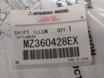 MZ360428EX - : Led Shift Gate Illumination for Mitsubishi Image
