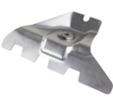 BK3Z61272A12B - Body: Lower Reinforced Bracket for Ford: E-Transit, Transit-150, Transit-250, Transit-350, Transit-350 HD Image