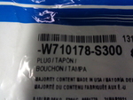 W710178S300 - Body: Door Shell Plug for Ford: E-Transit, Transit-150, Transit-250, Transit-350, Transit-350 HD Image
