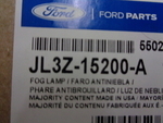 JL3Z15200A - : Fog Lamp Assembly for Ford Image