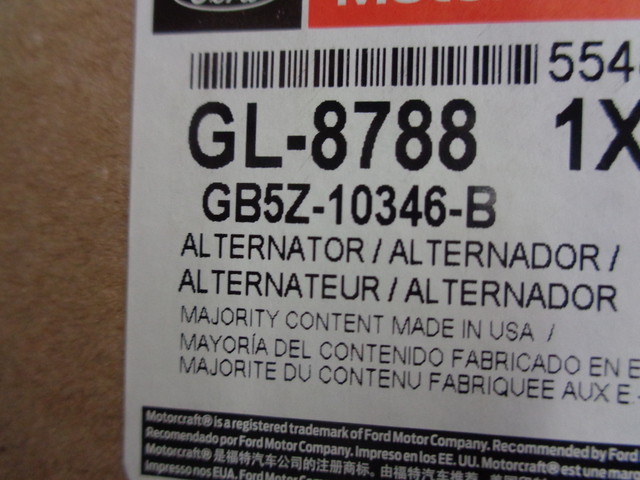 GB5Z10346B - : Alternator for Ford Image