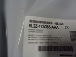 6L2Z17A385AAA - Body: License Bracket for Ford Image