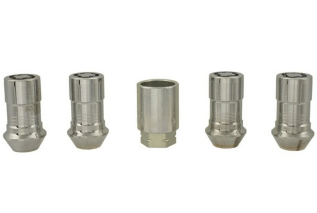 EK4Z1A043A - : Wheel Locks - Chrome Plated For Exposed Lugs for Ford Image