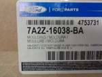 7A2Z16038BA - Body: Front Molding for Ford Image