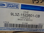 9L3Z1522601CB - Body: Handle, Inside for Ford Image