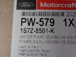 1S7Z8501K - : Engine Water Pump for Ford Image