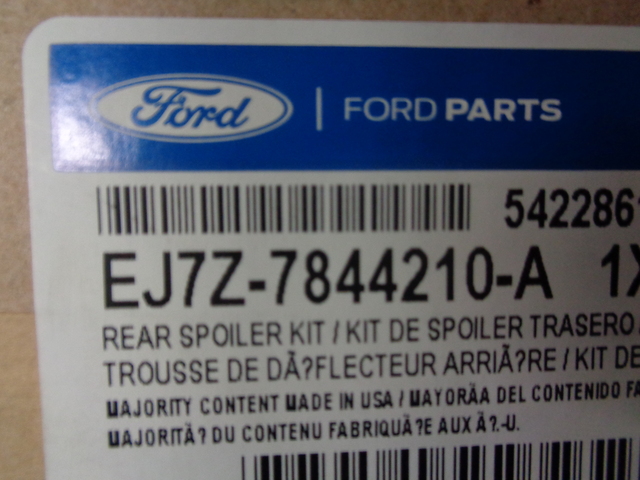 EJ7Z7844210A - : Kit Rear Spoiler for Ford Image