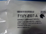 F1VY8507A - Cooling System: Gasket for Ford: Contour, Crown Victoria, E-150, E-150 Club Wagon, E-150 Econoline, E-150 Econoline Club Wagon, E-250, E-250 Econoline, E-350 Club Wagon, E-350 Econoline, E-350 Econoline Club Wagon, E-350 Super Duty, E-450 Econoline Super Duty, E-450 Super Duty, E-550 Econoline Super Duty, E-550 Super Duty, Econoline Super Duty, Excursion, Expedition, Explorer, Explorer Sport Trac, F-150, F-150 Heritage, F-250, F-250 Super Duty, F-350 Super Duty, F-450 Super Duty, F-550 Super Duty, GT, Mustang, Thunderbird | Lincoln: Aviator, Blackwood, Continental, Mark LT, Mark VIII, Navigator, Town Car | Mercury: Cougar, Grand Marquis, Marauder, Mountaineer Image